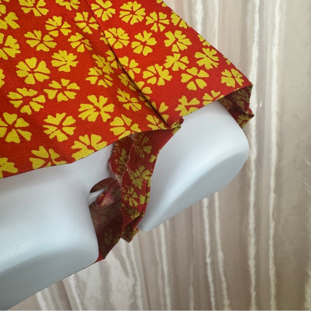 Marimekko Kilpikonna Red Floral Romper 90cm (18-24M) - Picture 8 of 8